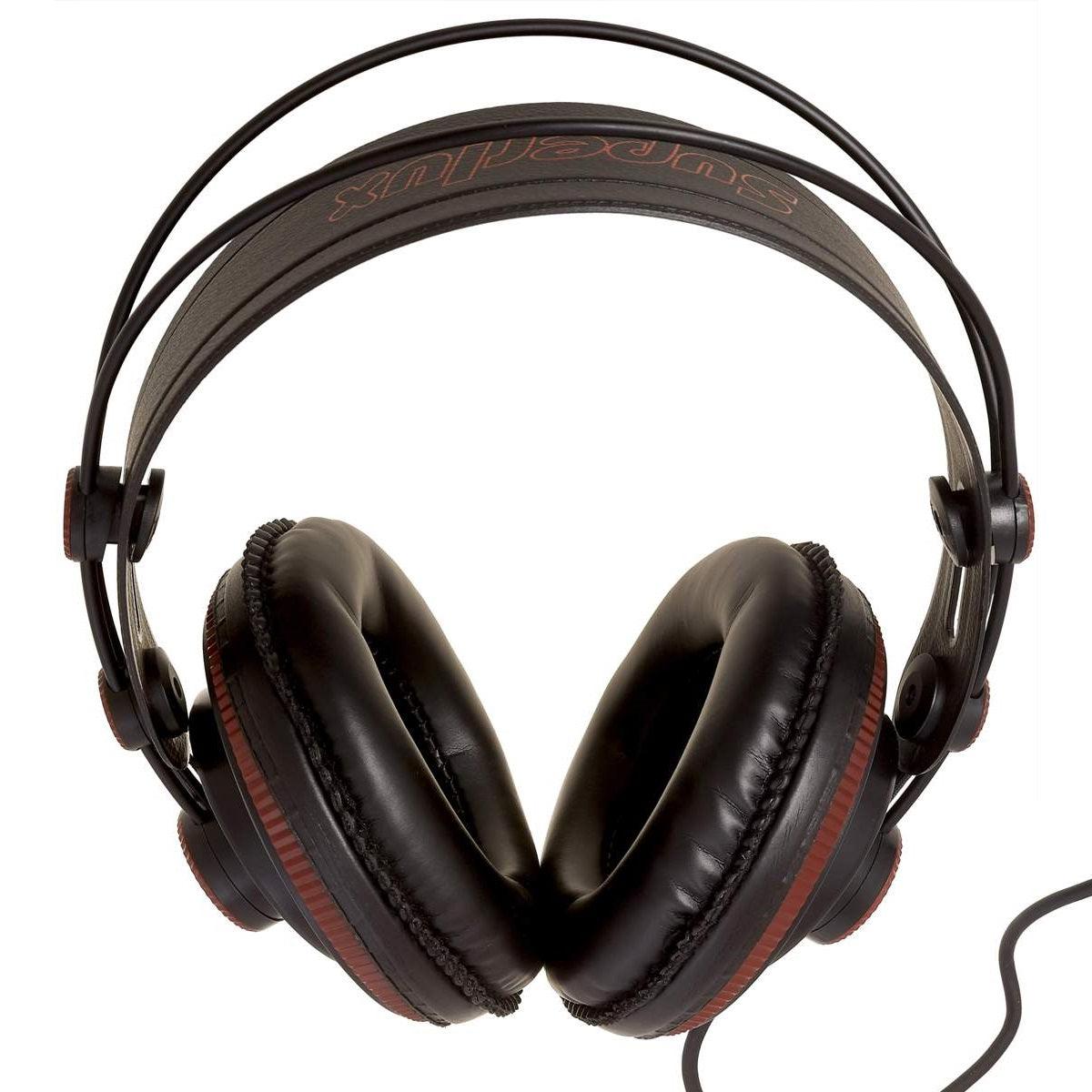 SUPERLUX HD-681 CUFFIA DA STUDIO SEMIAPERTA CIRCUMAURALE DINAMICA NERA / ROSSA EX-EDMO - TechSoundSystem.com