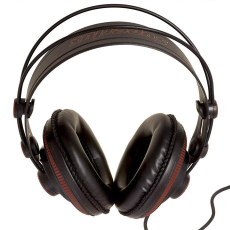 SUPERLUX HD-681 CUFFIA DA STUDIO SEMIAPERTA CIRCUMAURALE DINAMICA NERA / ROSSA EX-EDMO - TechSoundSystem.com