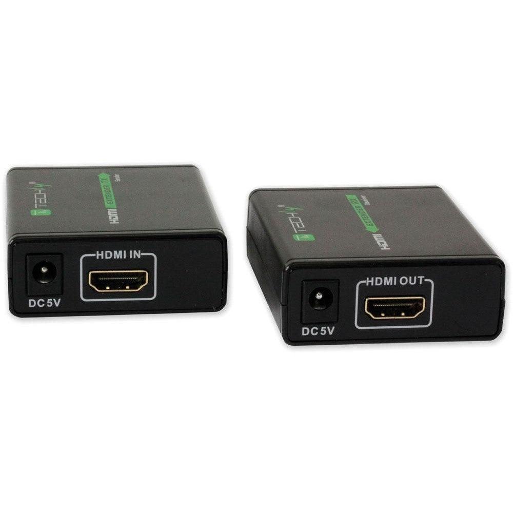 TECHLY EXTENDER HDMI FULL HD 3D FINO A 60 METRI PER CAVI CAT 5E 6 6A 7 - TechSoundSystem.com
