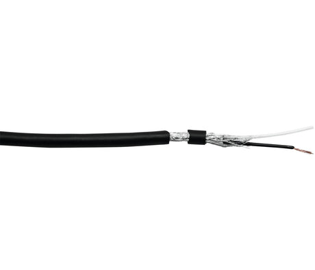 EUROLITE 3030744U CAVO DMX DA CABLARE 2x0.22 110OHM COLORE NERO - TechSoundSystem.com