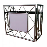 ATOMIC4DJ EVENT TABLE TAVOLO DESK DJ ED EVENTI CON TRALICCIO LUCI CUSTODIA E MENSOLE IN BUNDLE - TechSoundSystem.com