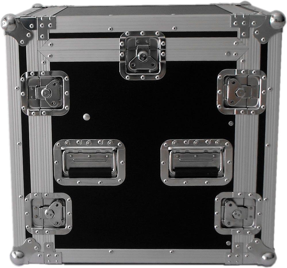 EXTREME YC10UR9M FLIGHT CASE LEGNO 10MM COMBO UNITA RACK 10U MIXER 9U 3 COPERCHI 10 CHIUSURE 4 MANIGLIE 4 RUOTE - TechSoundSystem.com