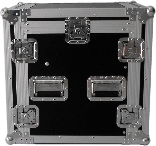 EXTREME YC10UR9M FLIGHT CASE LEGNO 10MM COMBO UNITA RACK 10U MIXER 9U 3 COPERCHI 10 CHIUSURE 4 MANIGLIE 4 RUOTE - TechSoundSystem.com