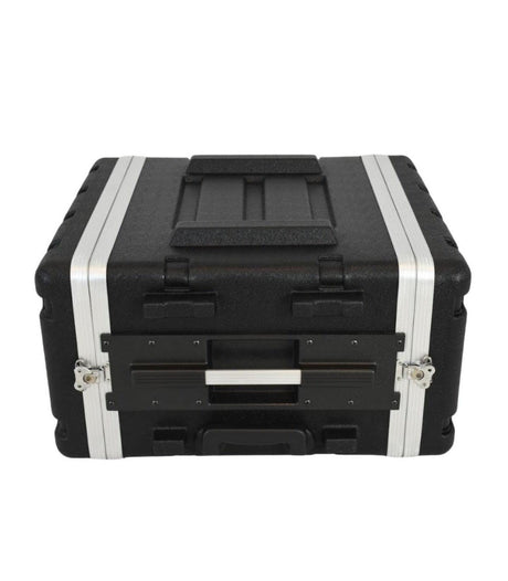 FLYPRO AUDIO FLIGHT CASE 6UM UNITA A TROLLEY IN PLASTICA COLORE NERO LEGGERO E RESISTENTE - TechSoundSystem.com