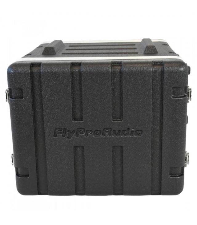 FLYPRO AUDIO FLIGHT CASE 8 UNITA IN PLASTICA COLORE NERO LEGGERO E RESISTENTE IN ABS - TechSoundSystem.com