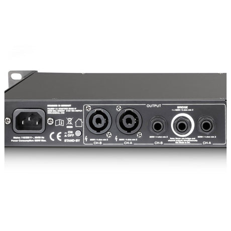 PALMER MACHT 402 FINALE DI POTENZA A RACK 19" PER CHITARRA 400W - TechSoundSystem.com