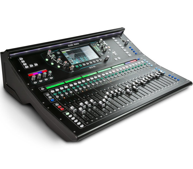 ALLEN&HEATH SQ6 MIXER DIGITALE 48 CANALI 25 FADER CON SCHERMO TOUCH DA 7" - TechSoundSystem.com