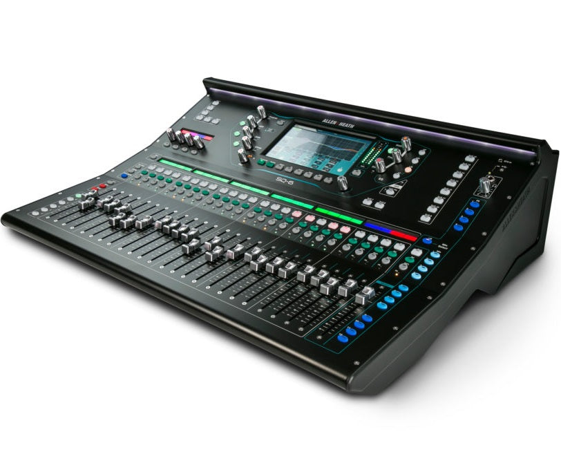 ALLEN&HEATH SQ6 MIXER DIGITALE 48 CANALI 25 FADER CON SCHERMO TOUCH DA 7" - TechSoundSystem.com
