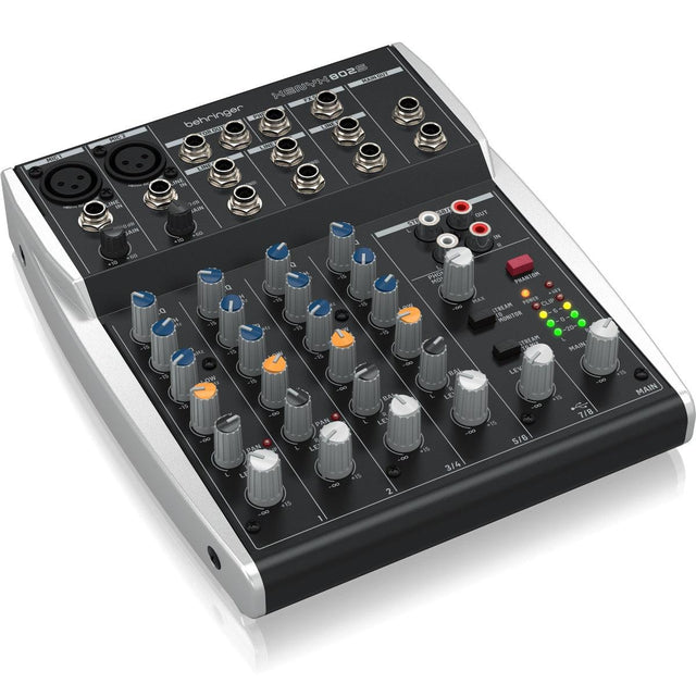 BEHRINGER XENYX 802S MIXER 8 INGRESSI CON INTERFACCIA STREAMING USB - TechSoundSystem.com
