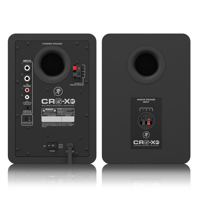 MACKIE CR5-X BT COPPIA MONITOR DA STUDIO BLUETOOTH 80 WATT WOOFER 5" TWEETER .75" - TechSoundSystem.com