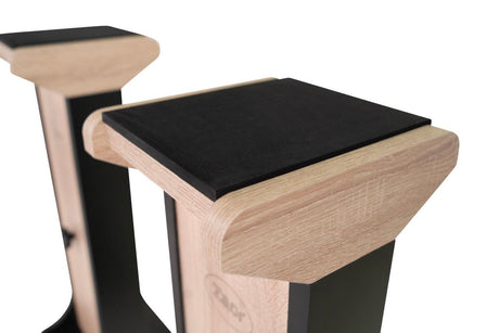 ZAOR MIZA STAND MKIII BLACK OAK COPPIA DI SUPPORTI DA TERRA PER MONITOR DA STUDIO - TechSoundSystem.com