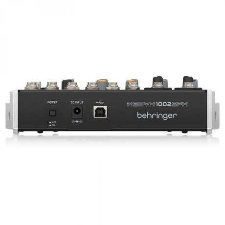 BEHRINGER XENYX 1002SFX MIXER 10 INPUT EFFETTI KLARK TEKNIK INTERFACCIA USB - TechSoundSystem.com