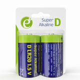 ENERGENIE EG-BA-LR20-01 BATTERIE ALCALINE LR20 (D) CONFEZIONE DA 2 PEZZI - TechSoundSystem.com
