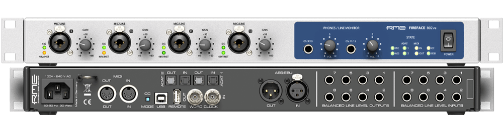 RME FIREFACE 802 FS - TechSoundSystem.com