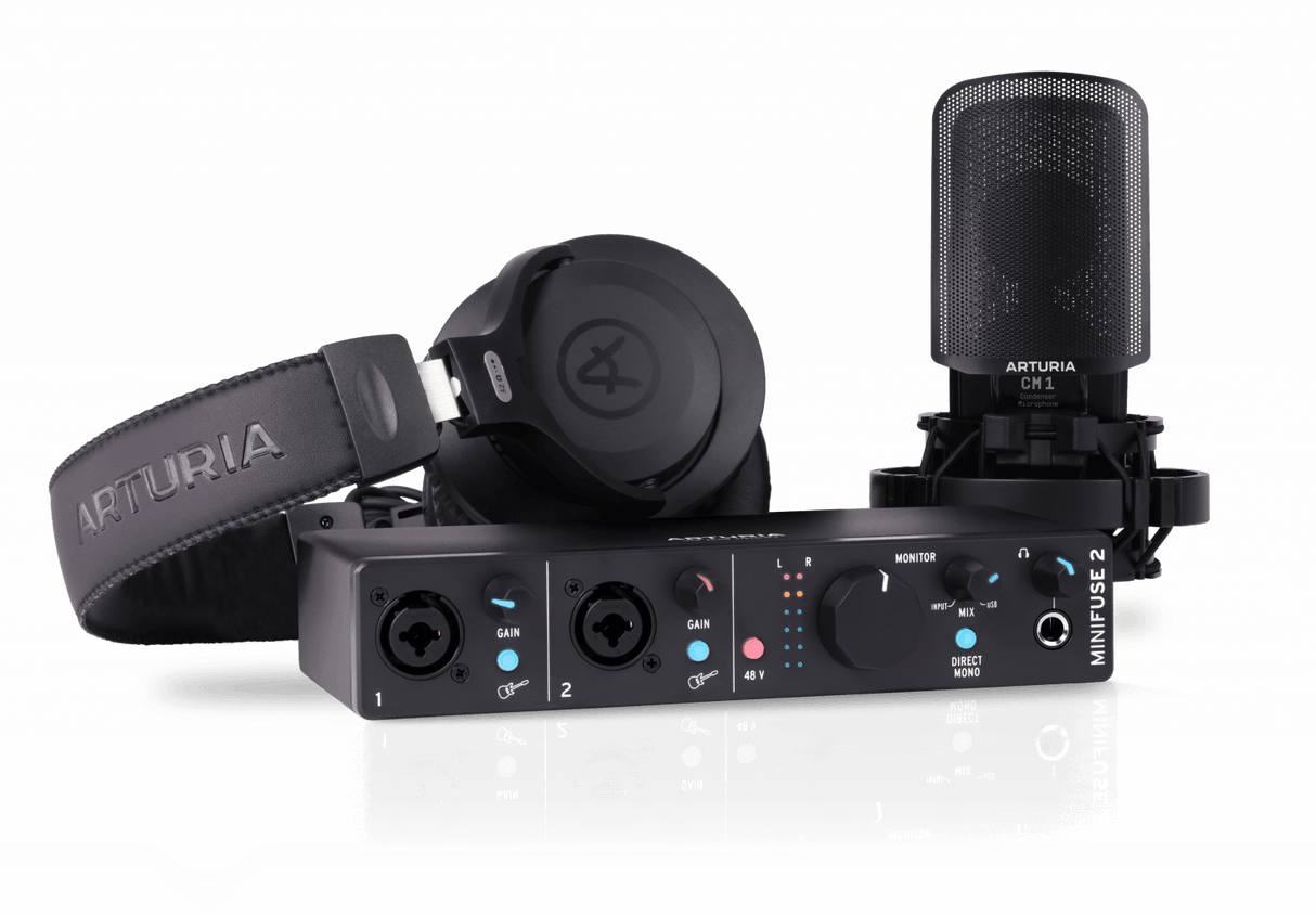 ARTURIA MINIFUSE RECORDING PACK BLACK - TechSoundSystem.com