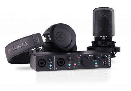 ARTURIA MINIFUSE RECORDING PACK BLACK - TechSoundSystem.com