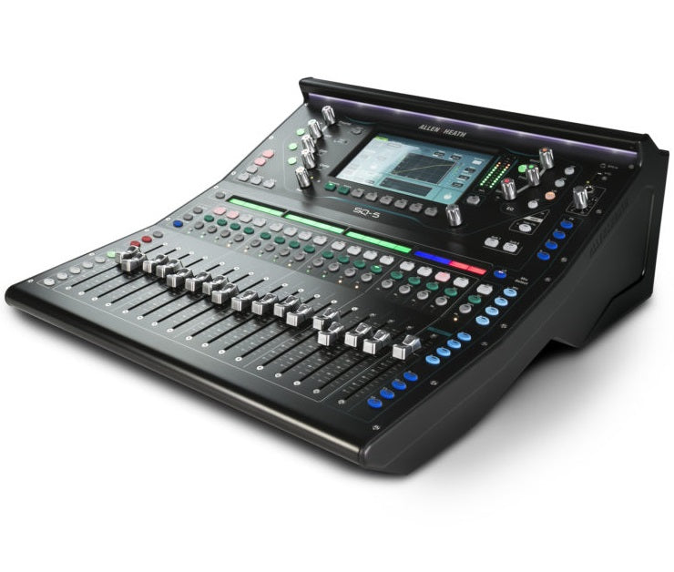 ALLEN&HEATH SQ5 MIXER DIGITALE 48 CANALI 36 BUS 17 FADER CON SCHERMO TOUCH DA 7" - TechSoundSystem.com