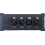 EXTREME RSAB5-4F MINI STAGEBOX EXTENDER AUDIO - DMX SU RJ45 CON 4 CONNETTORI XLR FEMMINA - TechSoundSystem.com