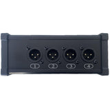 EXTREME RSAB5-4M MINI STAGEBOX EXTENDER AUDIO - DMX SU RJ45 CON 4 CONNETTORI XLR MASCHIO - TechSoundSystem.com