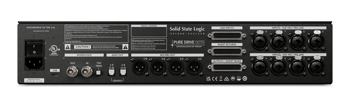 SOLID STATE LOGIC PUREDRIVE OCTO - TechSoundSystem.com