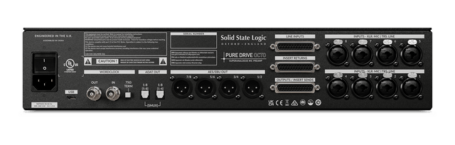 SOLID STATE LOGIC PUREDRIVE OCTO - TechSoundSystem.com