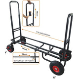 EXTREME MXS017 CARRELLO TROLLEY HANDTRUCK RIPIEGABILE ESTENDIBILE CON PORTATA DI 250KG - TechSoundSystem.com