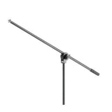 KONIG & MEYER 27140 ASTA MICROFONICA A GIRAFFA CON GAMBE PIEGHEVOLI COLORE NERO - TechSoundSystem.com