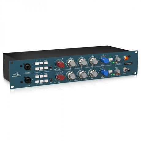 BEHRINGER 1273 PREAMPLIFICATORE EQUALIZZATORE MICROFONICO VINTAGE STEREO TRASFORMATORI MIDAS - TechSoundSystem.com