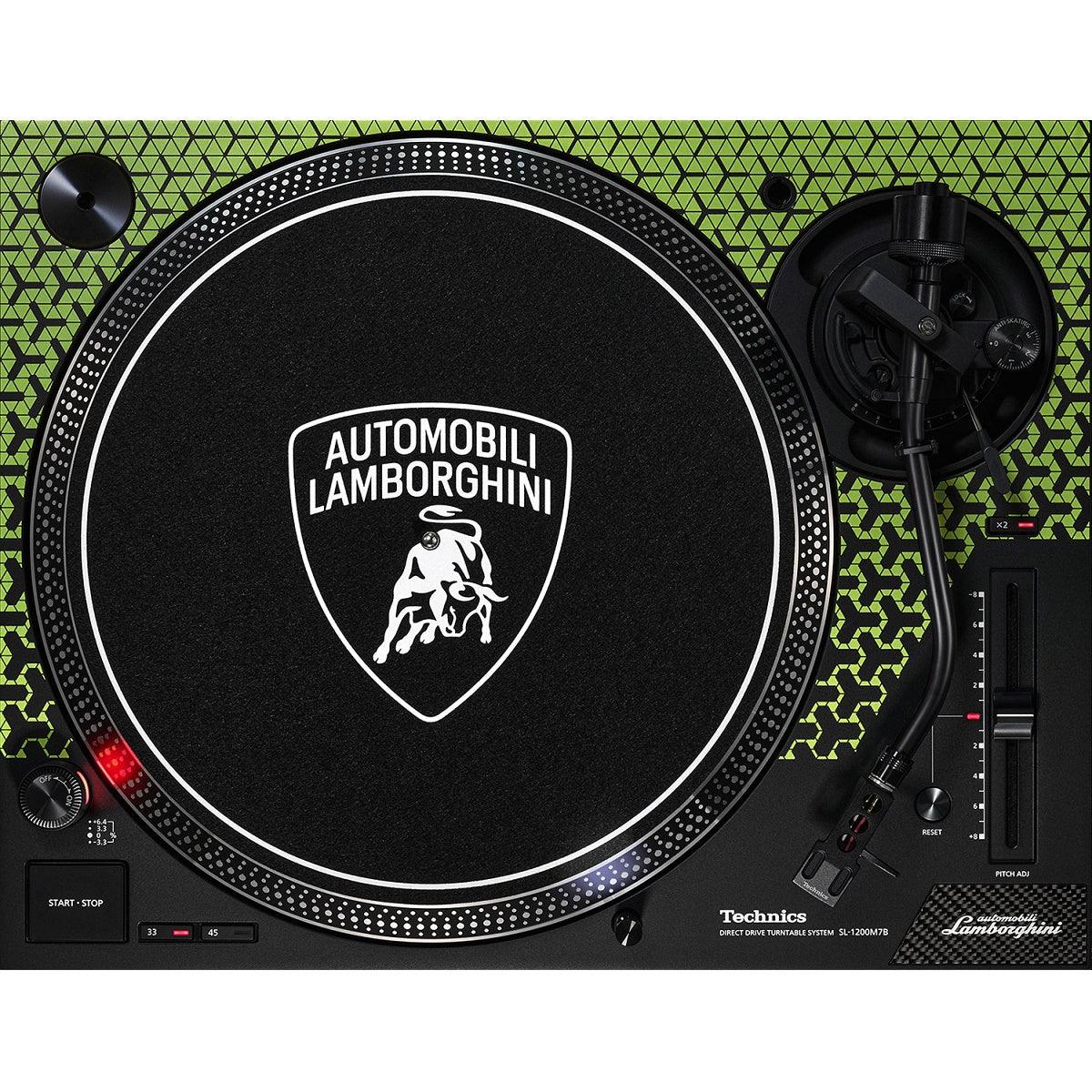 TECHNICS SL1200 M7B LAMBORGHINI LIMITED EDITION GREEN GIRADISCHI PER DJ - TechSoundSystem.com