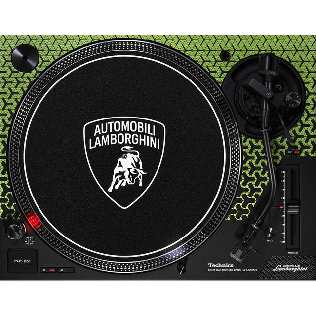 TECHNICS SL1200 M7B LAMBORGHINI LIMITED EDITION GREEN GIRADISCHI PER DJ - TechSoundSystem.com