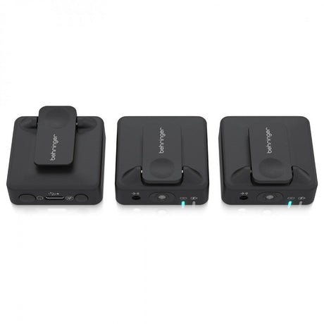 BEHRINGER GO CAM WIRELESS 2 SISTEMA DIGITALE DOPPIO MICROFONO A CLIP - TechSoundSystem.com