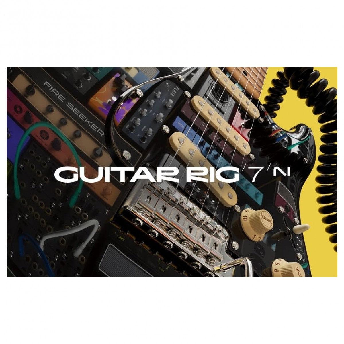 NATIVE INSTRUMENTS GUITAR RIG 7 PRO SOFTWARE MODELLAZIONE AMPLIFICATORI EFFETTI CHITARRA/BASSO - TechSoundSystem.com