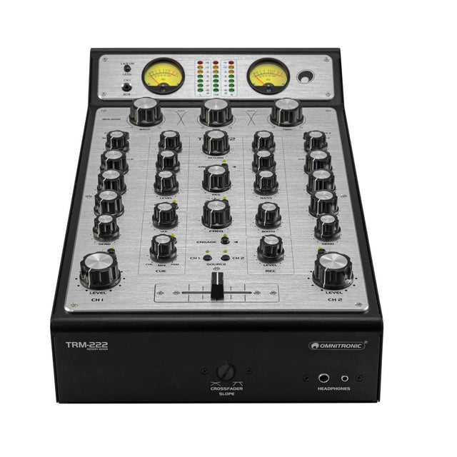 OMNITRONIC TRM222 MIXER ROTATIVO 2 CANALI PER DJ - TechSoundSystem.com