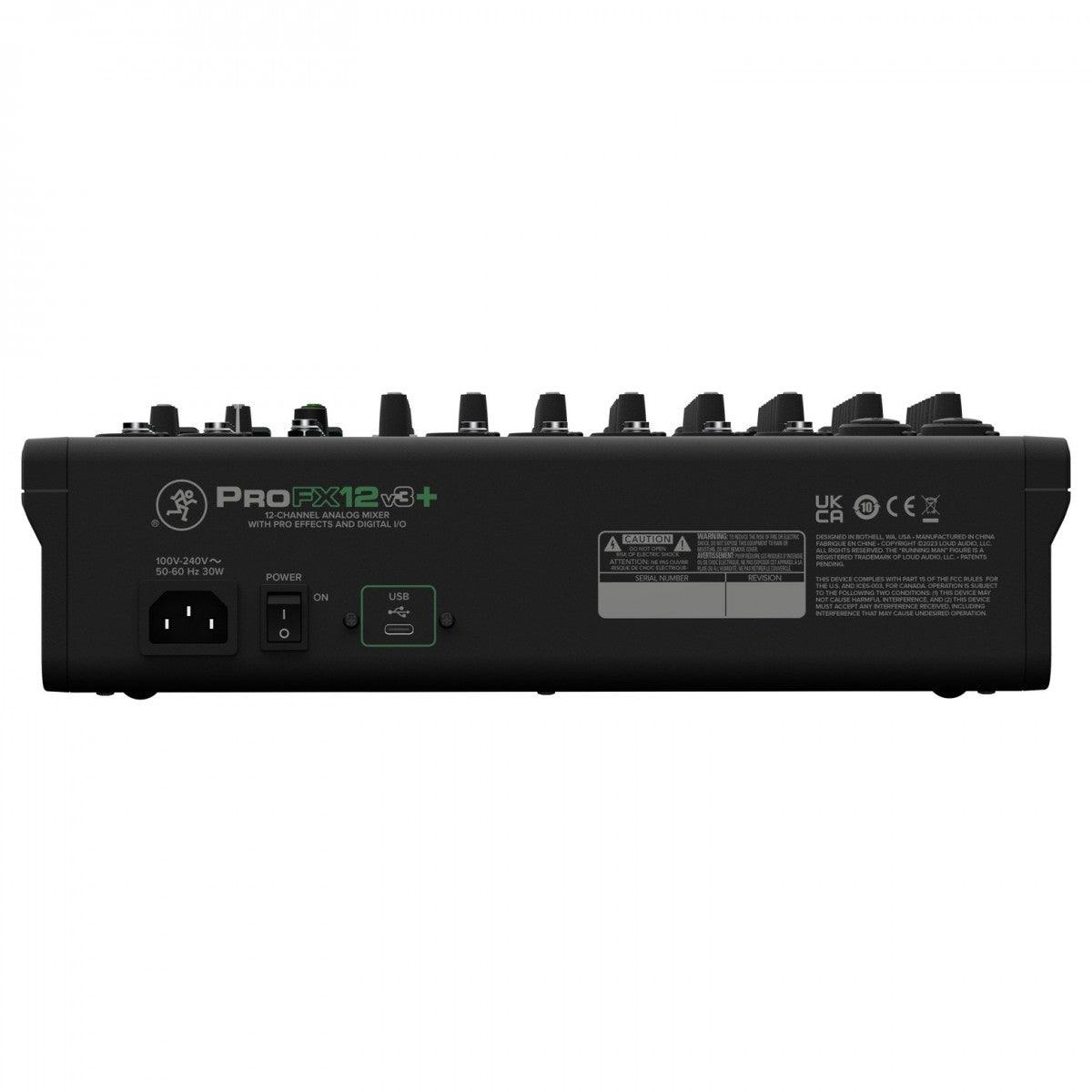 MACKIE PROFX12V3+ MIXER ANALOGICO 12 CANALI CON EFFETTI USB E BLUETOOTH - TechSoundSystem.com