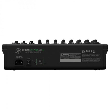 MACKIE PROFX12V3+ MIXER ANALOGICO 12 CANALI CON EFFETTI USB E BLUETOOTH - TechSoundSystem.com
