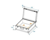 ROADINGER UNIVERSAL CASE FOAM GR-1 BLACK - TechSoundSystem.com