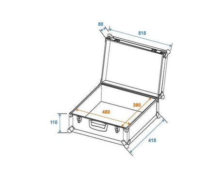 ROADINGER UNIVERSAL CASE FOAM GR-1 BLACK - TechSoundSystem.com