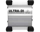 BEHRINGER DI100 DIRECT BOX ULTRA DI BOX ATTIVA A BATTERIA O ALIMENTAZIONE PHANTOM POWER +48 VOLT - TechSoundSystem.com