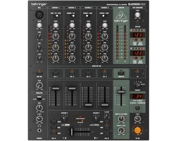 BEHRINGER DJX900USB PRO MIXER PER DJ USB 5 CANALI CROSSFADER OTTICO EFFETTI - TechSoundSystem.com