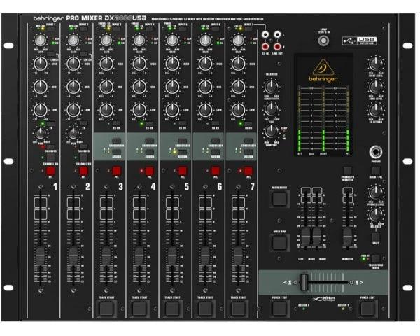 BEHRINGER DX2000USB MIXER DJ 7 CANALI CROSSFADER OTTICO E USB - TechSoundSystem.com