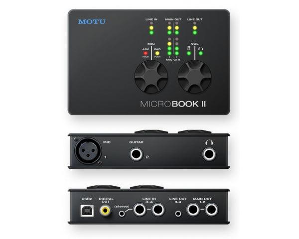 MOTU MICRO BOOK II AUDIO INTERFACE INTERFACCIA AUDIO USB 2IN 6OUT - TechSoundSystem.com