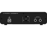BEHRINGER UMC202HD INTERFACCIA AUDIO 2X2 SCHEDA USB 24 BIT 192 KHZ PREAMPLIFICATORI MICROFONICI MIDAS PHANTOM POWER +48V EX-DEMO - TechSoundSystem.com