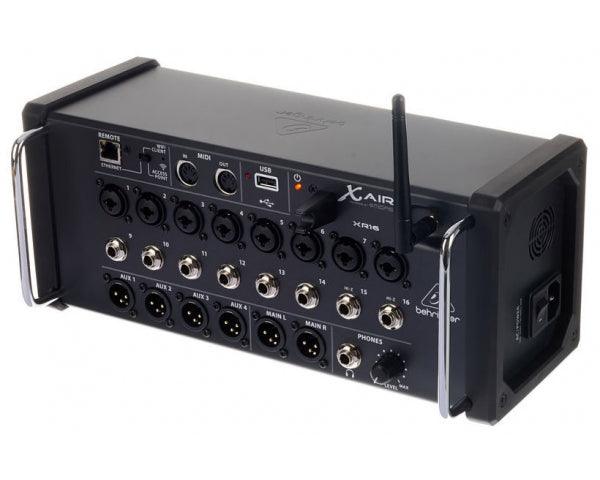 BEHRINGER XR16 MIXER DIGITALE X-AIR IPAD ANDROID WIFI USB LAN 16 CANALI 8 PREAMPLIFICATORI MICROFONICI MIDAS EFFETTI KLARK TEKNIK - TechSoundSystem.com