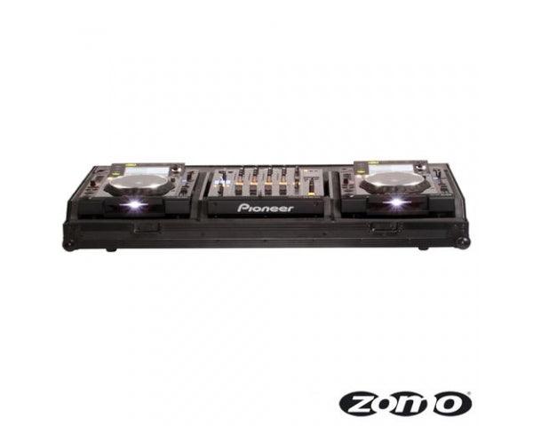 ZOMO SET2900-NSE FLIGHTCASE BLACK PER 2 CDJ2000 + 1 DJM900 - TechSoundSystem.com