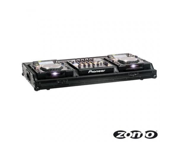 ZOMO SET2900-NSE FLIGHTCASE BLACK PER 2 CDJ2000 + 1 DJM900 - TechSoundSystem.com