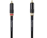 PIONEER DAS RCA 020R CAVO RCA L+R DA 2 METRI 2 RCA MASCHI + 2 RCA MASCHIO - TechSoundSystem.com