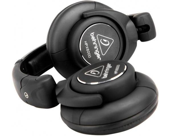 BEHRINGER HPX6000 CUFFIA STEREO DJ 24 OHM 98 DB CUFFIE PAD GIREVOLI - TechSoundSystem.com