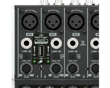 BEHRINGER XENYX QX1204-USB MIXER 12 INGRESSI 4 COMPRESSORI 2 BUS EFFETTI KLARK TEKNIK +48V WIRELESS READY - TechSoundSystem.com