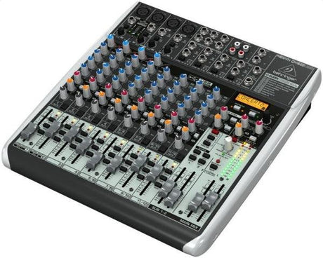 BEHRINGER XENYX QX1622-USB MIXER 16 INGRESSI 4 COMPRESSORI 2/2 BUS EFFETTI KLARK TEKNIK INTERFACCIA USB WIRELESS READY +48V - TechSoundSystem.com