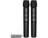 BEHRINGER ULM202-USB ULTRALINK DOPPIO MICROFONO PALMARE A MANO 2.4 GHZ + PRATICO RICEVITORE USB X MIXER XENYX Q/QX/CASSE WIRELESS READY - TechSoundSystem.com